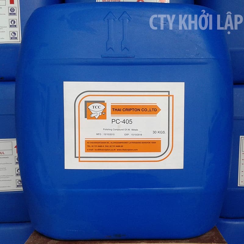 PC-405: hỗn hợp đánh bóng tất cả kim loại, chuyên dùng xử lý vết xước trên đồng